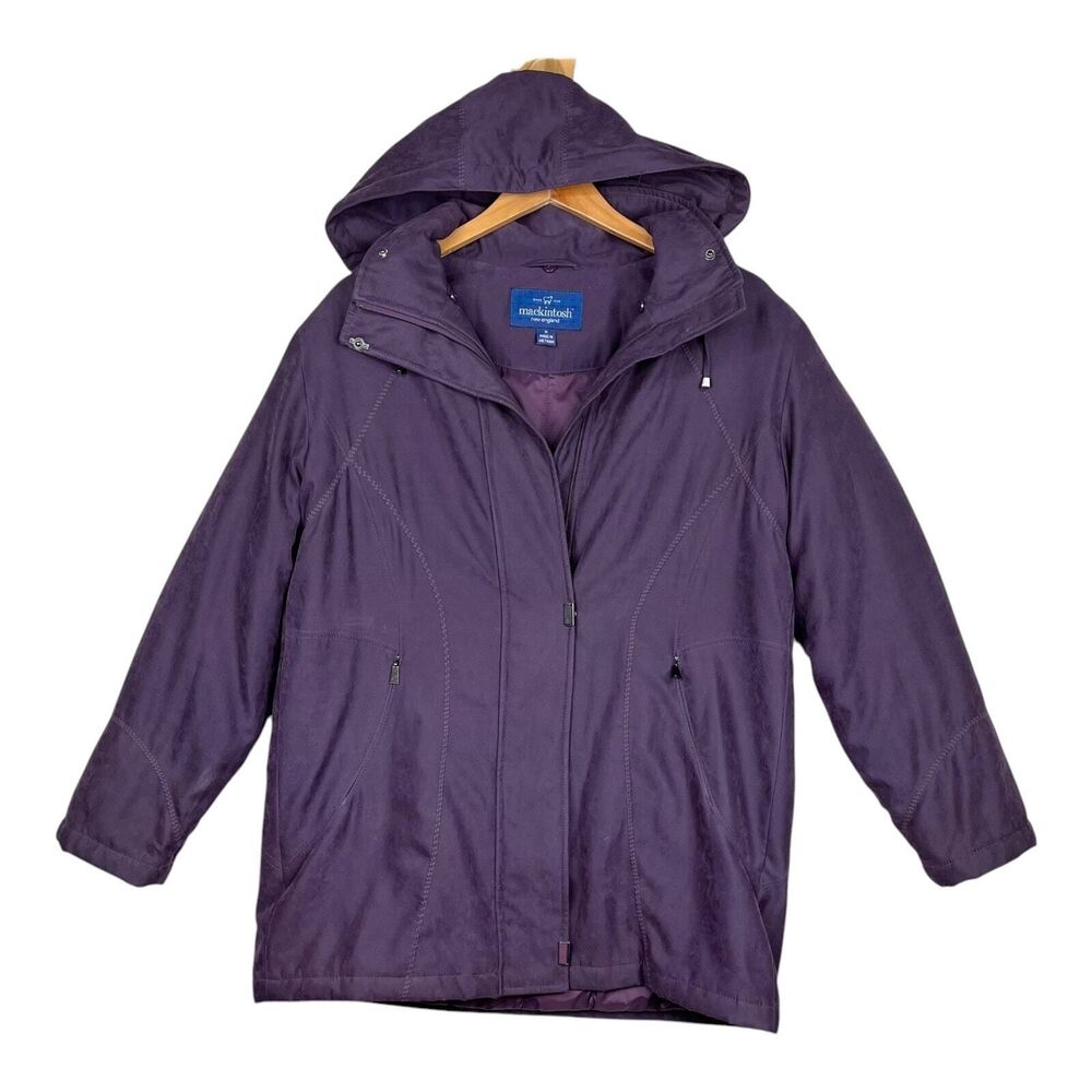 Mackintosh New England Women’s Winter Coat Jacket Size Medium purple